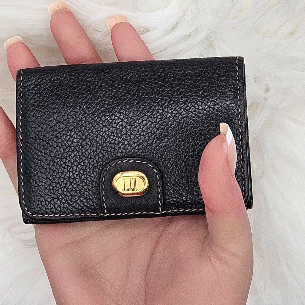 Dunhill Black Leather Key Case